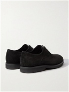 TOM FORD - Kensington Suede Derby Shoes - Black