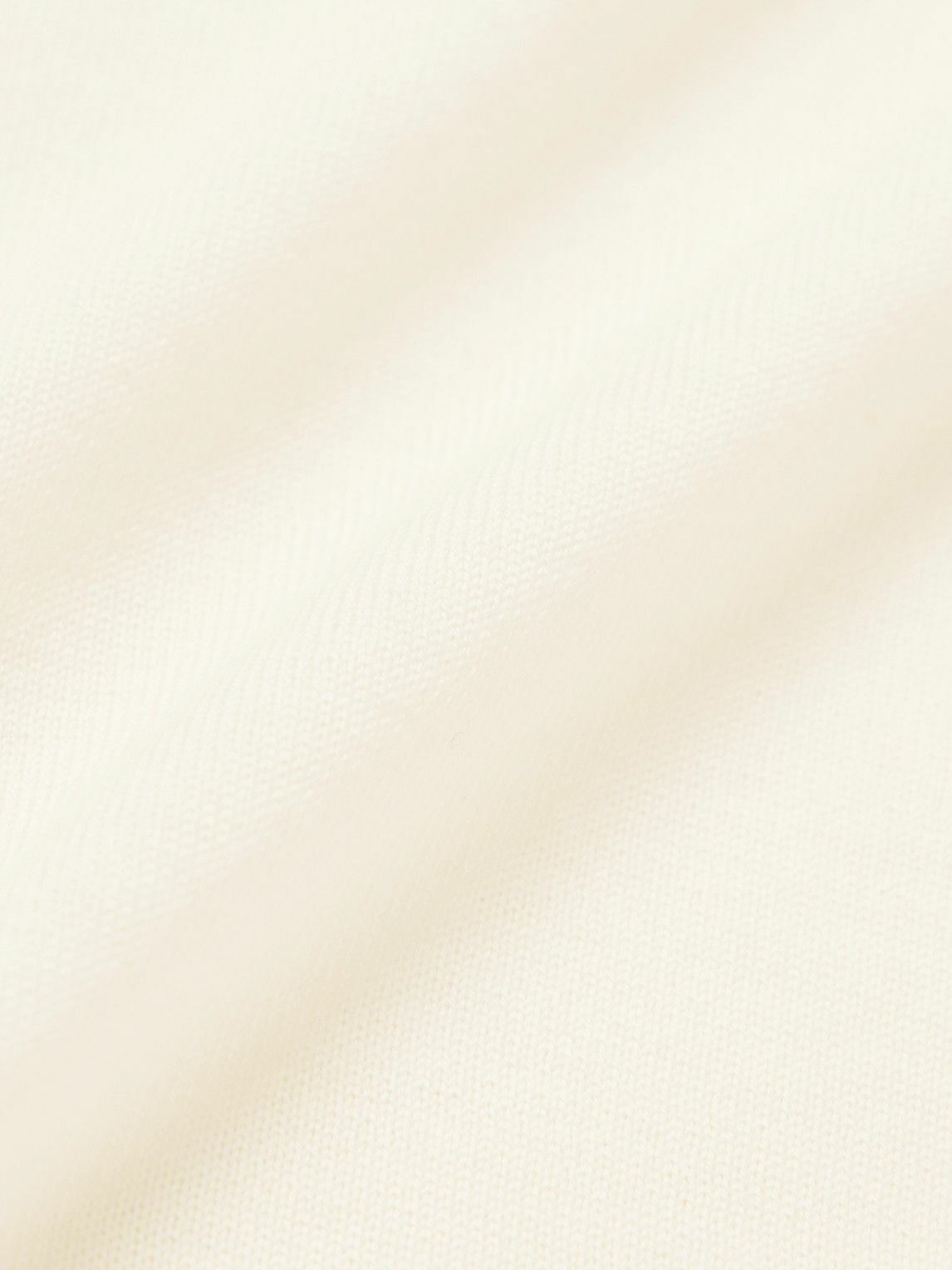 Theory - Briody Open-Collar Merino Wool-Blend Polo Shirt - White