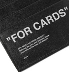 Off-White - Printed Leather Cardholder - Black