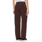 MSGM Brown Corduroy Trousers