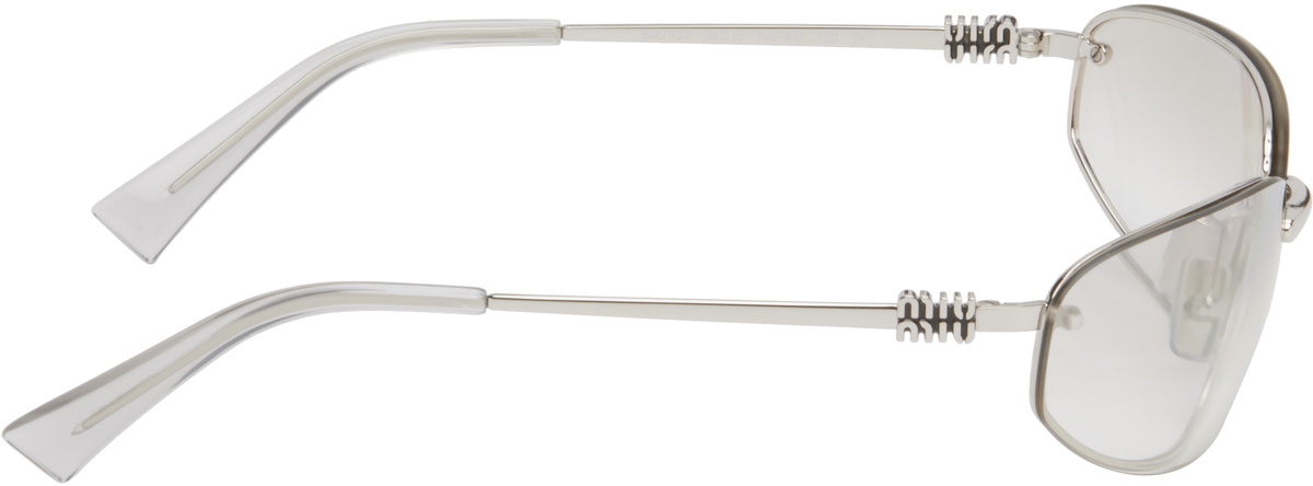 【関税込み】Miu Miu Eyewear シルバー Miu Nocturne サングラス Miu Miu Eyewear Silver Miu Nocturne Sunglasses Miu Miu