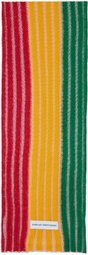 Stanley Raffington SSENSE Exclusive Multicolor Plated Ribbed Scarf