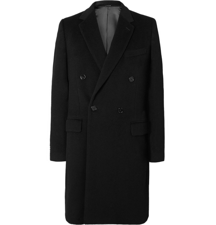 Photo: Dolce & Gabbana - Wool and Cashmere-Blend Coat - Black