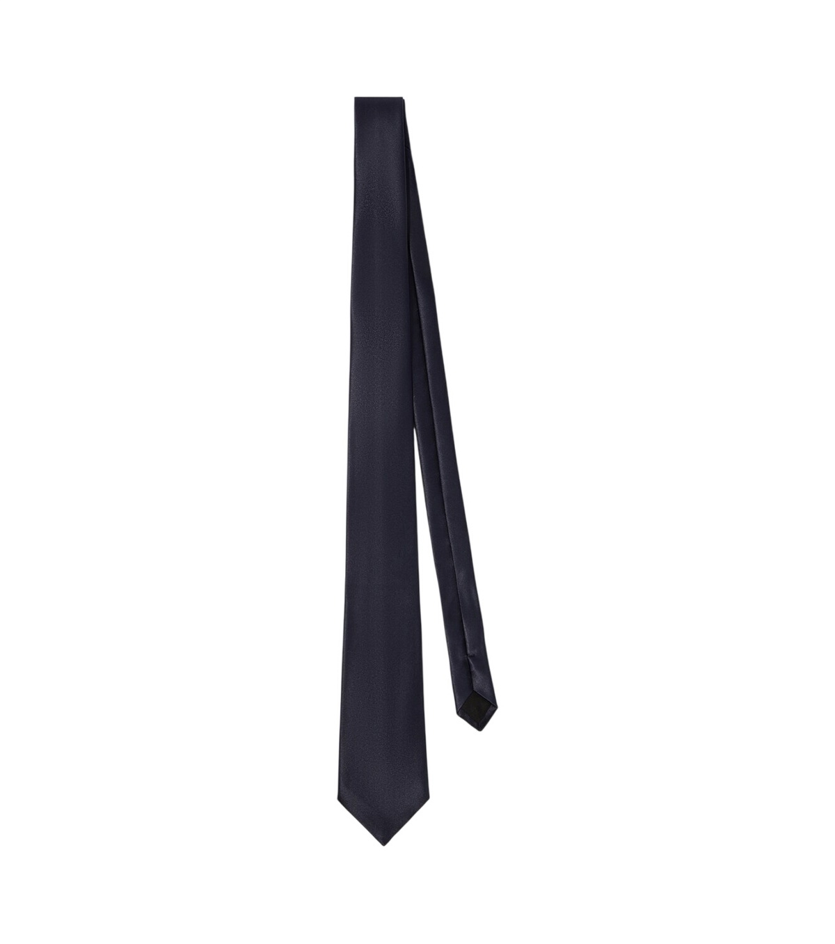 SAINT LAURENT - 5.5cm Silk-Satin Tie - Black Saint Laurent