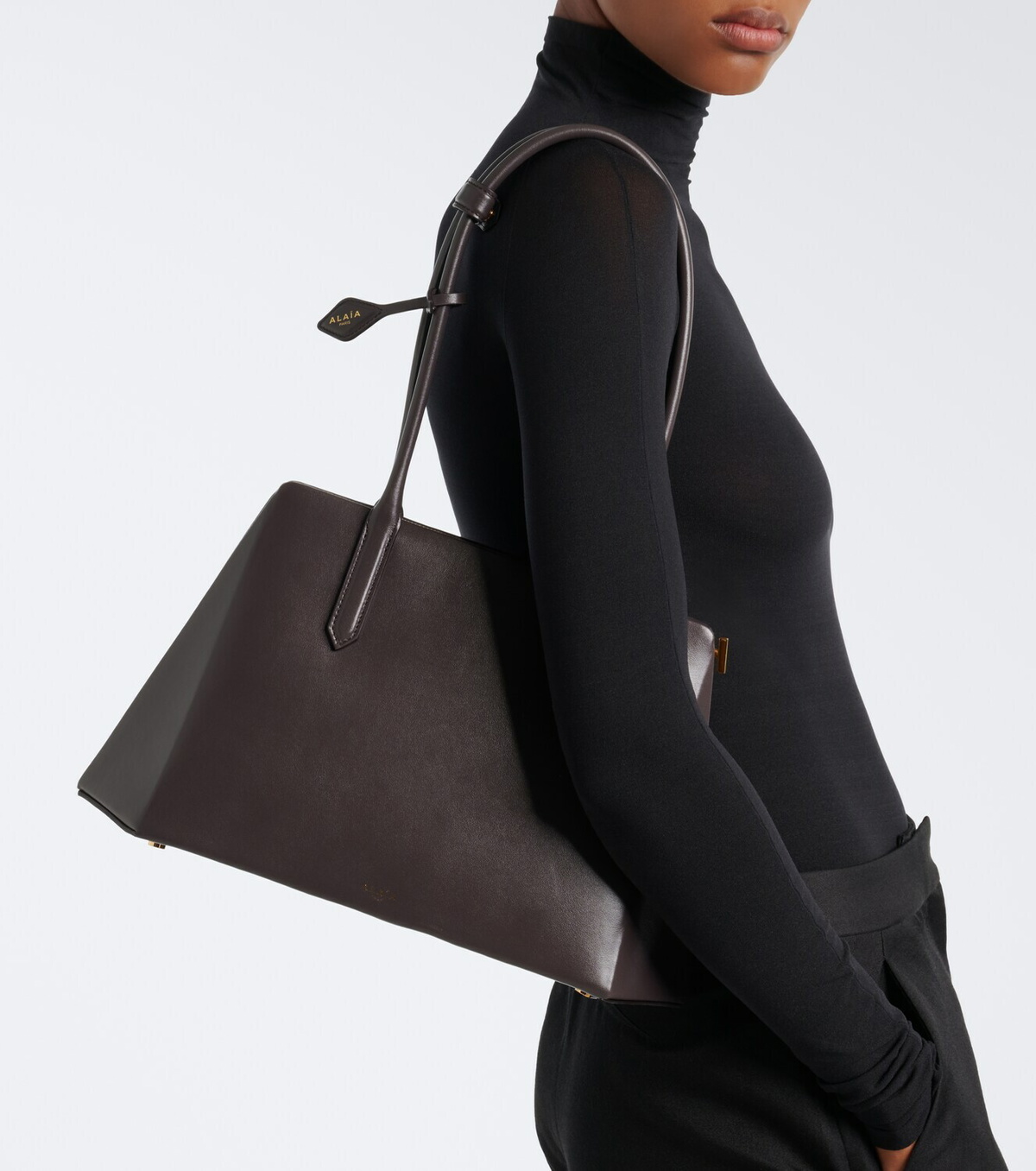 Alaïa Prisme leather shoulder bag