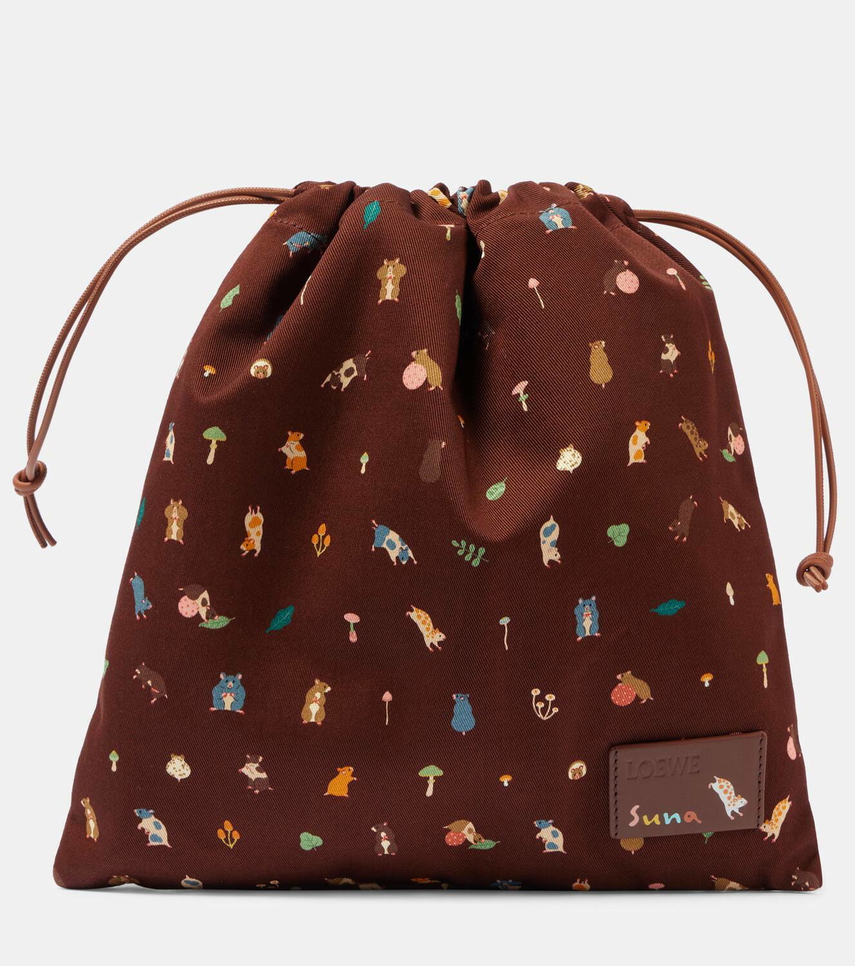Loewe x Suna Fujita Hamster cotton canvas pouch Loewe