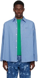 Marni Blue Button Denim Shirt