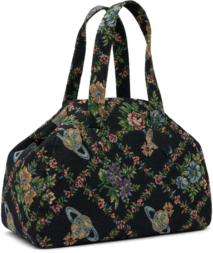Vivienne Westwood Black & Multicolor Large Yasmine Bag Vivienne