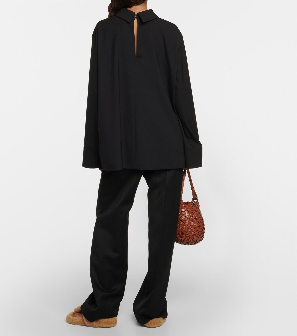 Loewe Back To Front virgin wool shirt Loewe
