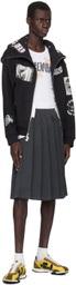 Ashley Williams Black 'Missing Person' Butterfly Hoodie