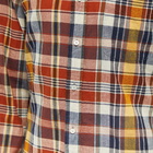 Beams Plus Men's BD Indian Madras Check Shirt in Brown