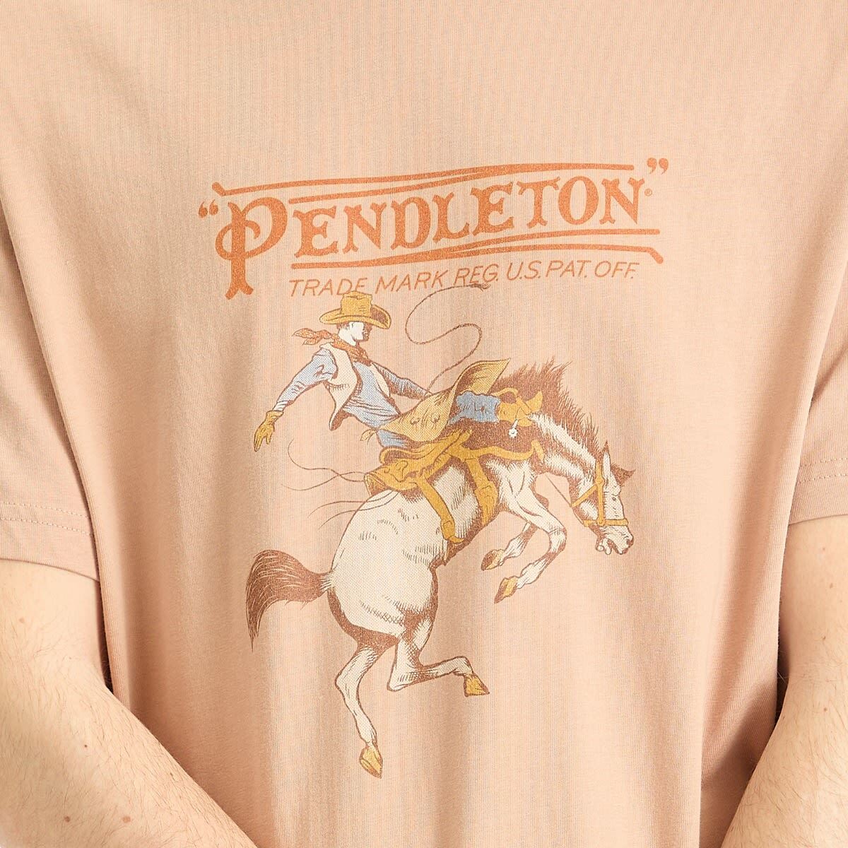 Pendleton Men's Rodeo T-Shirt in Khaki