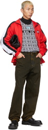 VTMNTS Black & White Number Nordic Sweater
