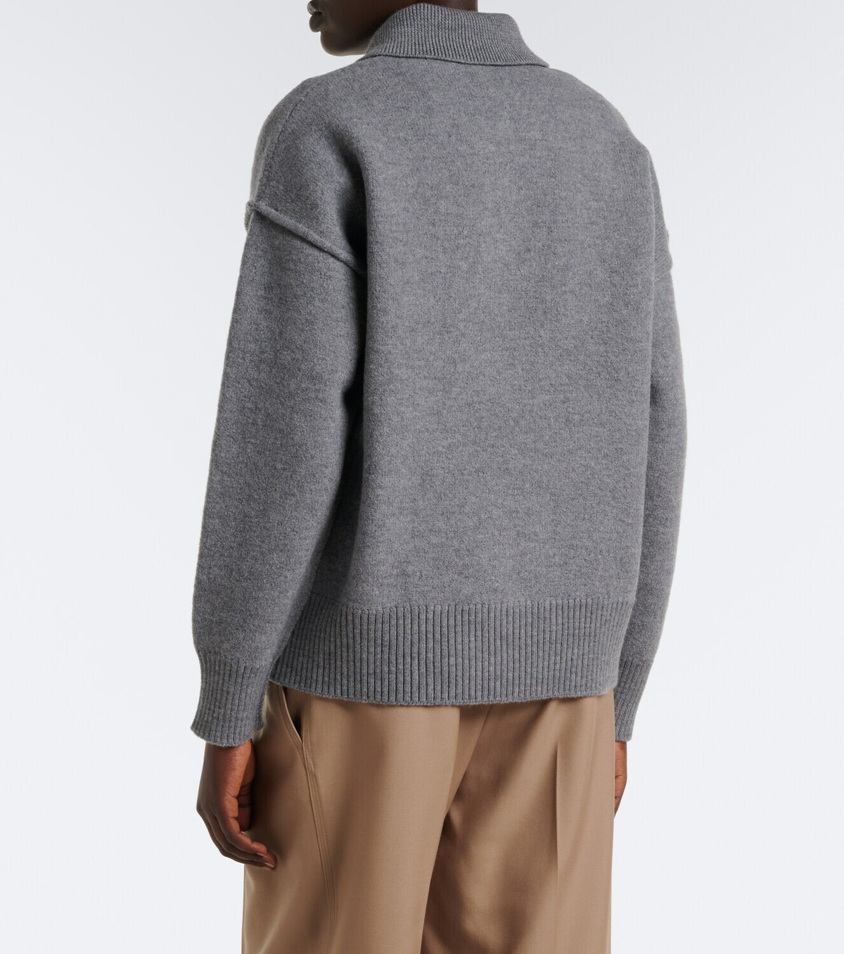 Ami Paris Ami de Coeur wool polo sweater