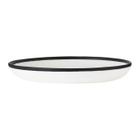 Tina Frey Designs White and Black Salad Plate