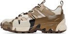 Burberry Brown Camouflage Arthur Sneakers