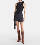 Coperni Petal Bridge leather cowboy boots