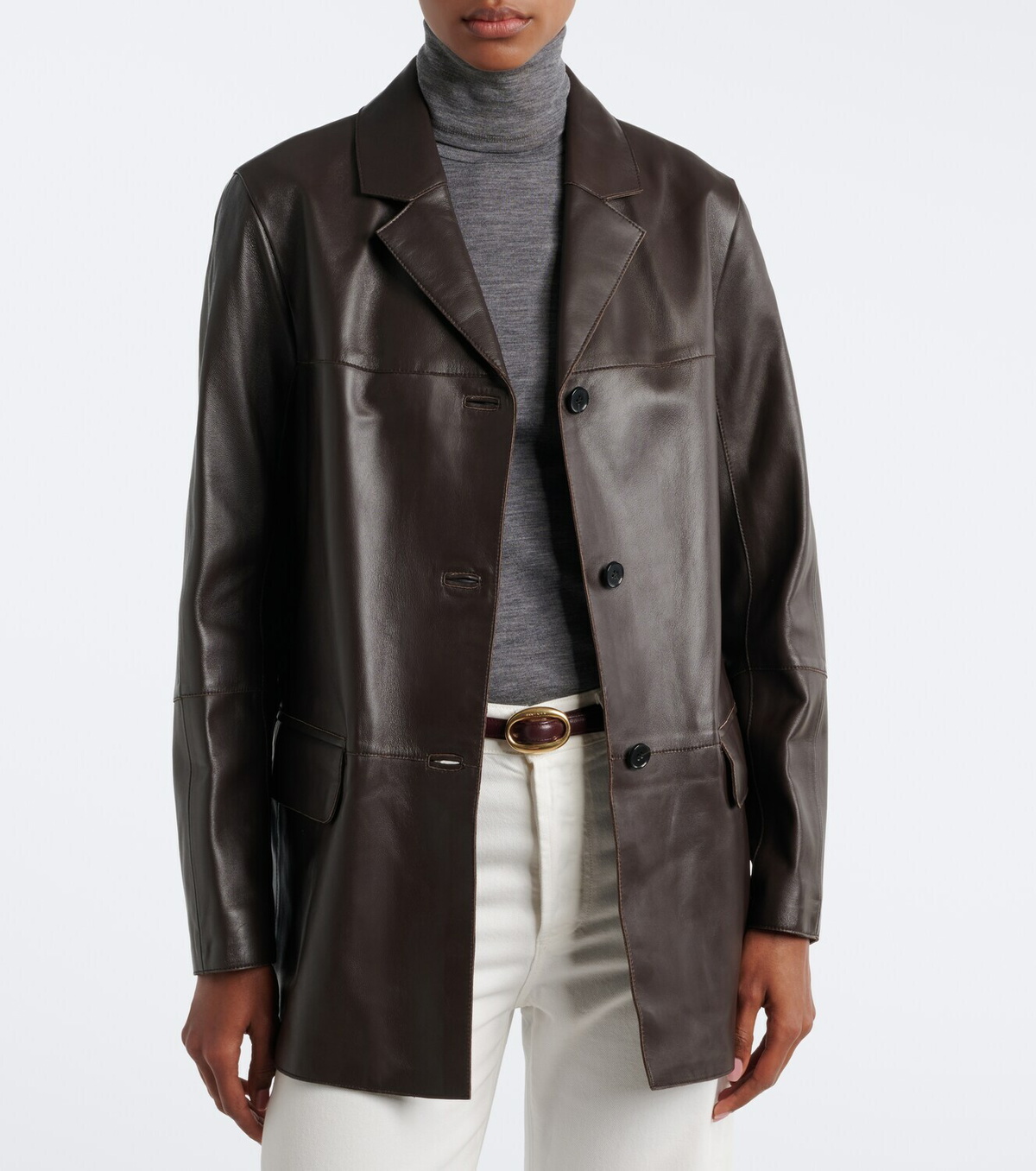 Loulou de Saison Nari leather jacket