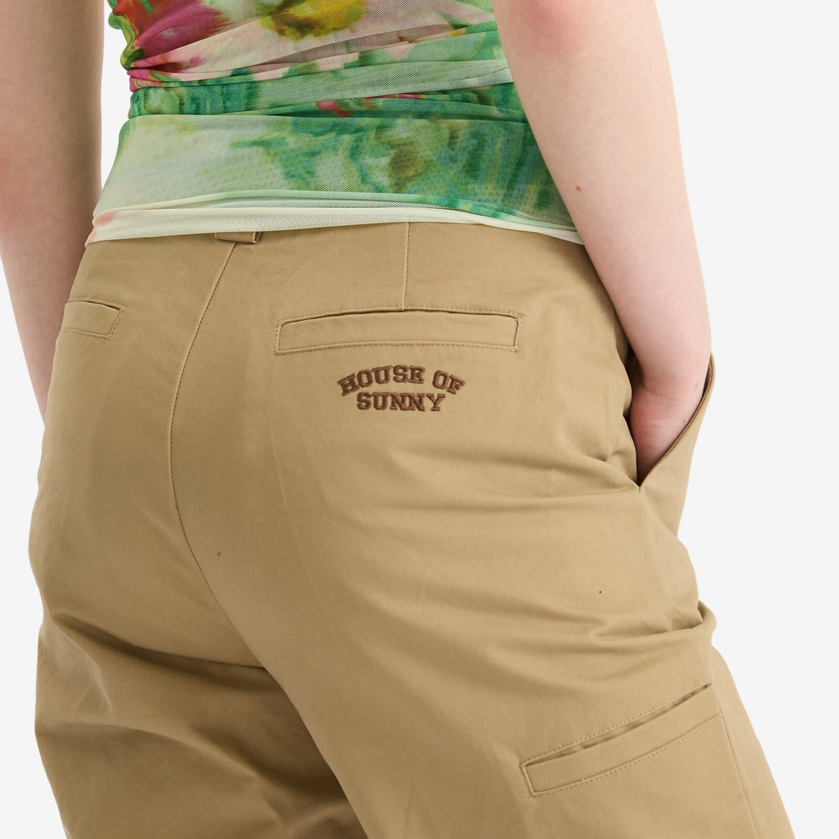 House Of Sunny Women's Canvas Worker Pants in Clay