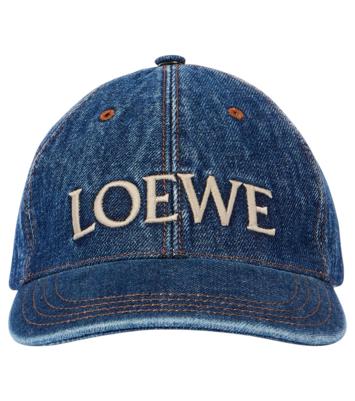 Photo: Loewe Paula's Ibiza logo denim baseball cap