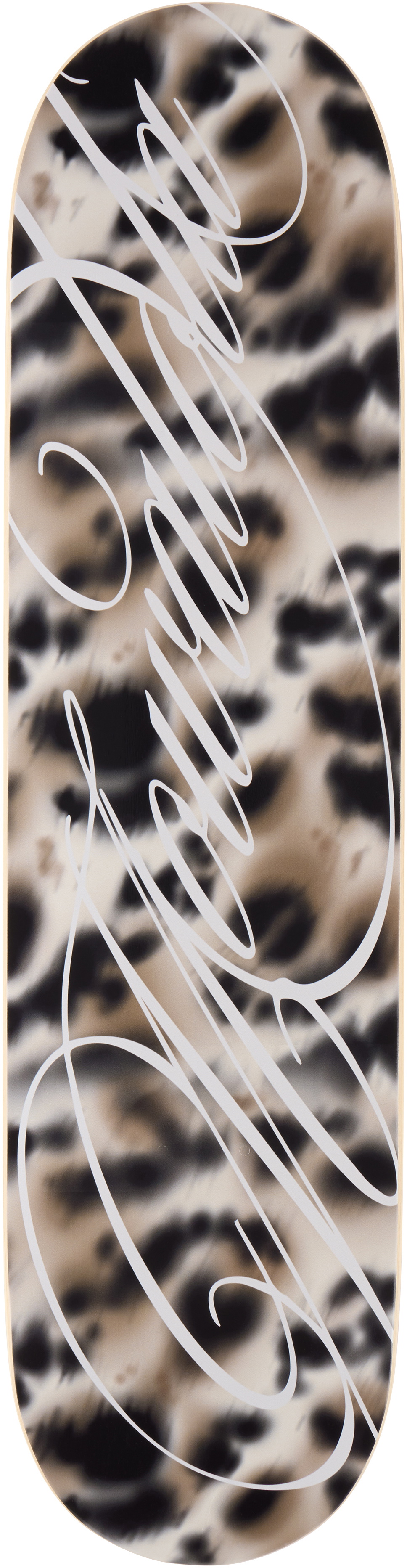 The Skateroom Brown Mowalola Edition 'CHEETAH' Skateboard Deck