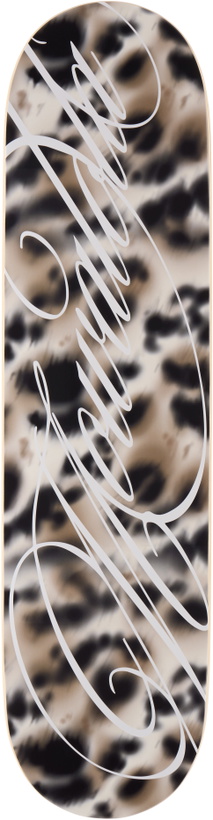 Photo: The Skateroom Brown Mowalola Edition 'CHEETAH' Skateboard Deck