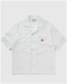 Casablanca Mens Jacquard Monogram Towelling Shirt White - Mens - Shortsleeves