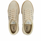 Stepney Workers Club Men's Raw Suede Gum Sole Dellow Sneakers in Ecru/Gum