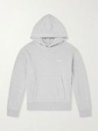 Givenchy - Logo-Embroidered Cotton-Jersey Hoodie - Gray