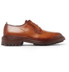 Officine Creative - Sheffield Polished-Leather Derby Shoes - Brown