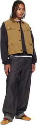 visvim Tan Matto Hunting Denim Vest