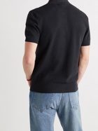 RAG & BONE - Cotton and Hemp-Blend Piqué Polo Shirt - Gray