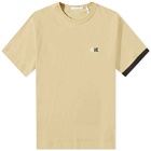 Helmut Lang Men's Slant Logo T-Shirt in Uniform Khaki