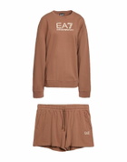 Ea7 Womens Tracksuit Light brown