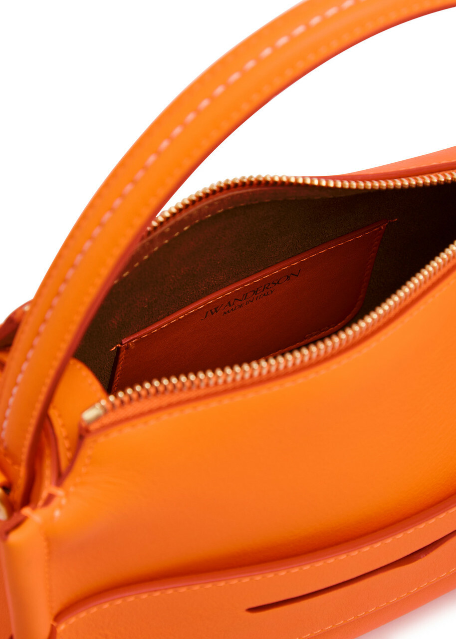 JW Anderson Loafer Small Leather top Handle bag - Orange - One Size