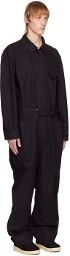 MHL by Margaret Howell Navy Belted Overalls