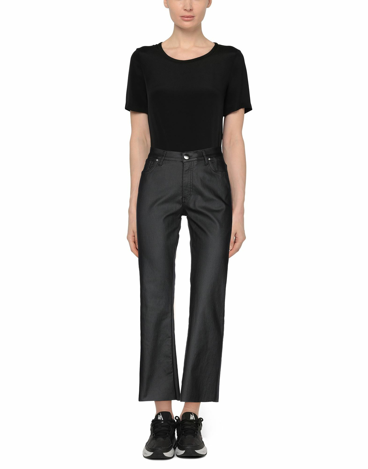 Jijil Womens Pants in Black