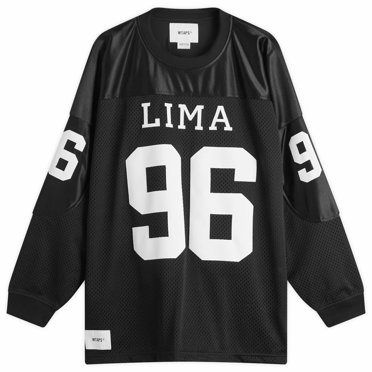 WTAPS Men's Hockey Jersey in Black WTAPS