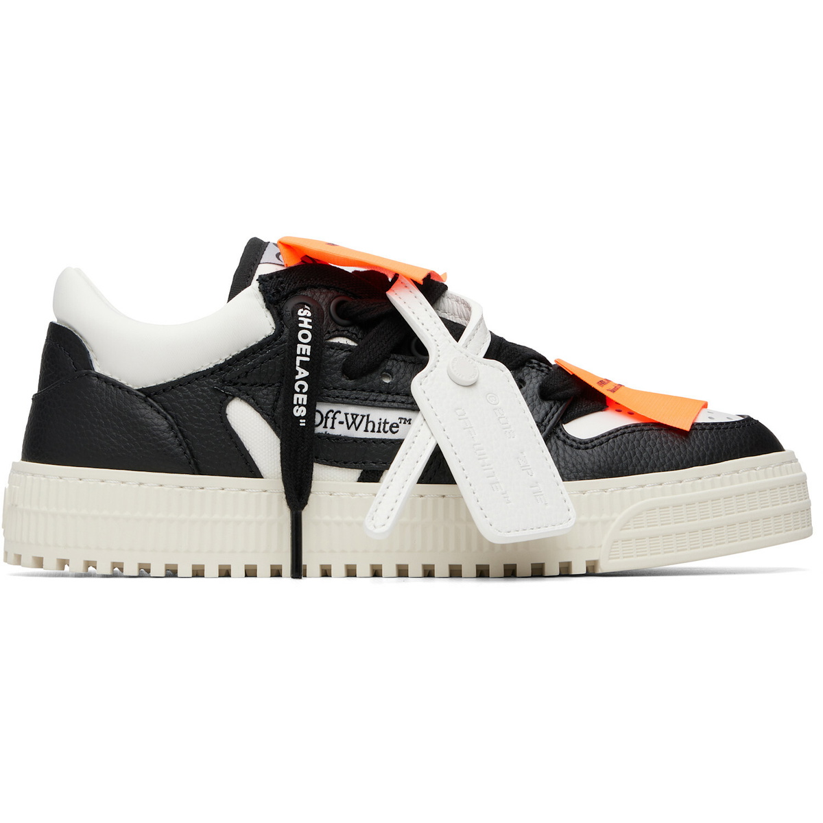 Off-White Black & White Low Top 3.0 Off Court Sneakers
