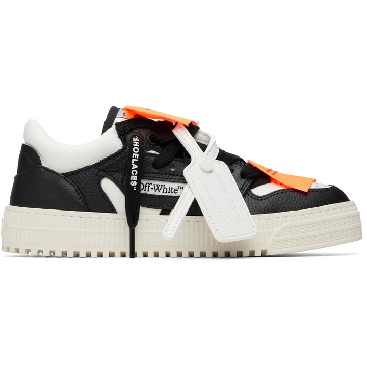 Photo: Off-White Black & White Low Top 3.0 Off Court Sneakers
