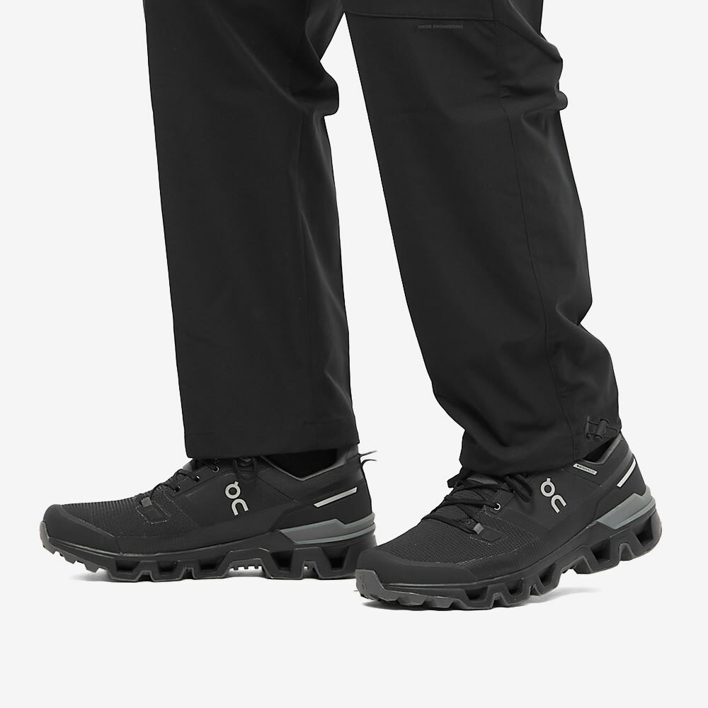 ON Men's Running Cloudwander Waterproof Sneakers in Black/Eclipse