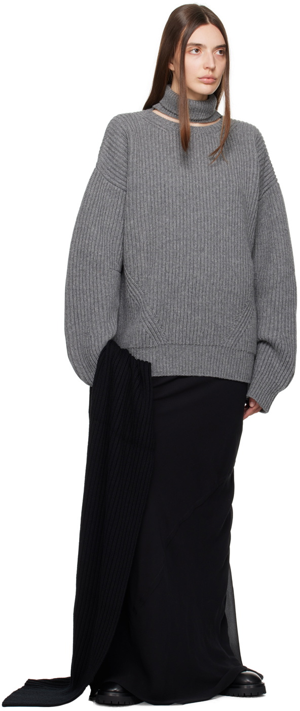 Ann Demeulemeester Gray Ulla Turtleneck