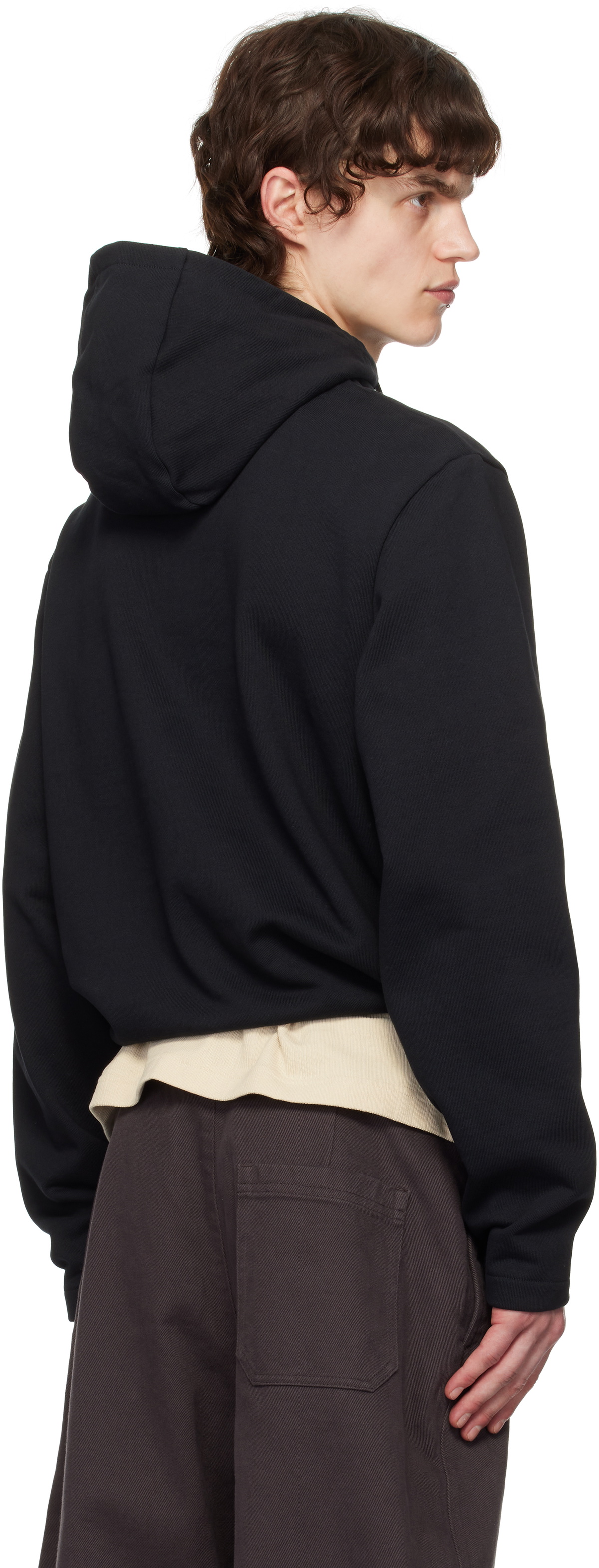【FRED PERRY】 ★ Heavyweight Pullover Hood Sweatshirt ★ Fred Perry Black Heavyweight Pullover Hoodie Fred Perry