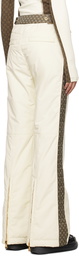 Balmain Off-White Ski Pants