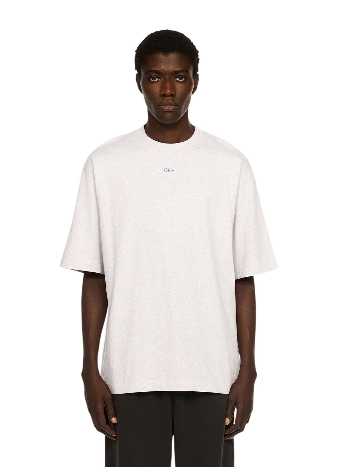 Off-White White Mock Neck Mona Lisa Long Sleeve T-Shirt Off-White