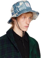 FDMTL Blue New Era Boro Bucket Hat