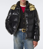 Versace Barocco hooded down jacket