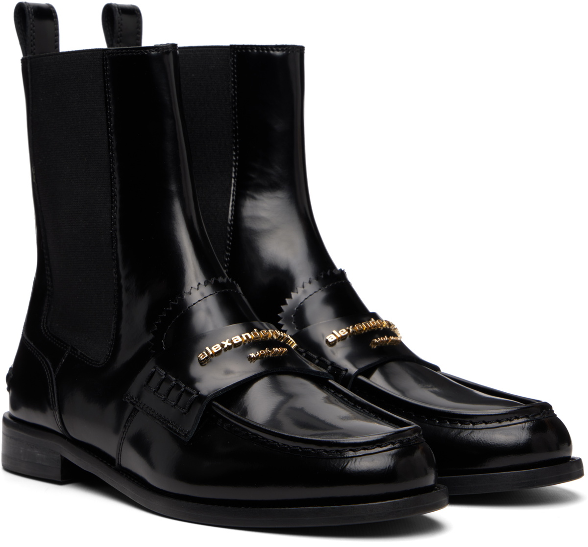 Alexander Wang Black Carter Ankle Boots