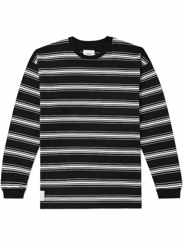 Photo: WTAPS - Jam Striped Cotton-Jersey T-Shirt - Black