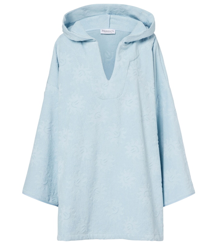 Photo: Hunza G Hooded cotton terry poncho